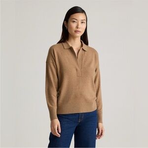 Quince | Mongolian Cashmere Polo Sweater